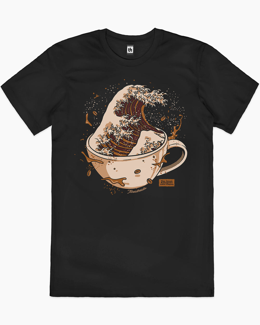 The Great Kanagawa Coffee Company T-Shirt Australia Online #colour_black