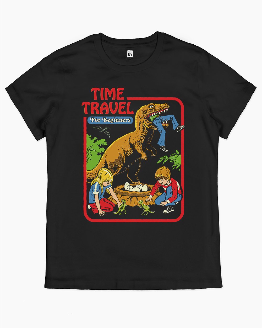Time Travel for Beginners T-Shirt Australia Online #colour_black