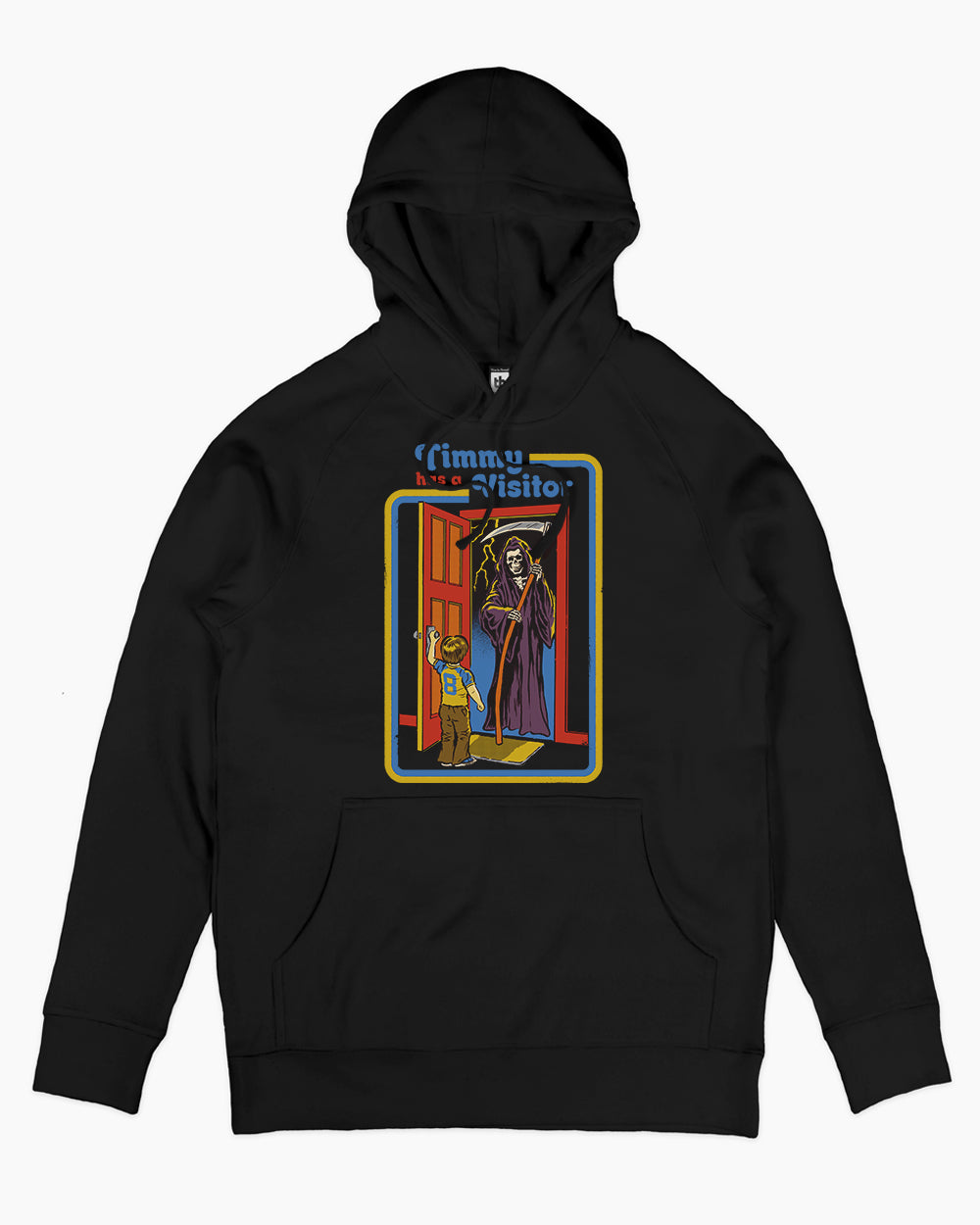 Timmy Has a Visitor Hoodie Australia Online #colour_black