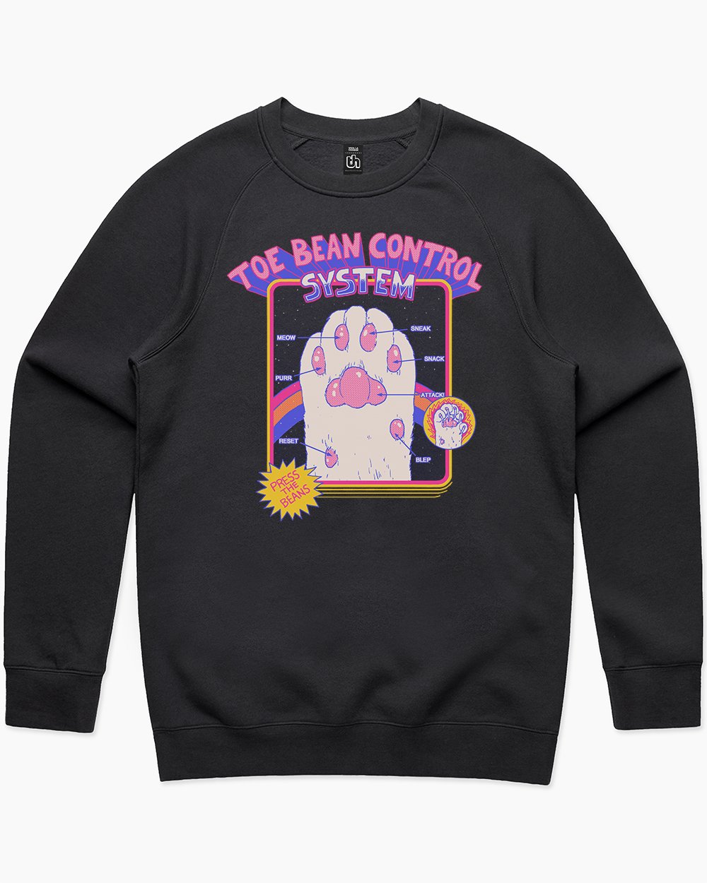 Toe Bean Control System Sweater Australia Online #colour_black