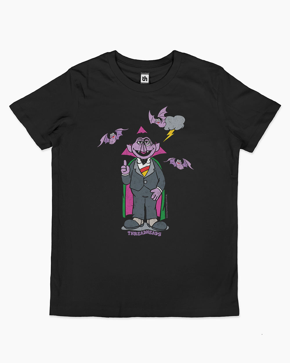 Count Von Count Kids T-Shirt Australia Online #colour_black