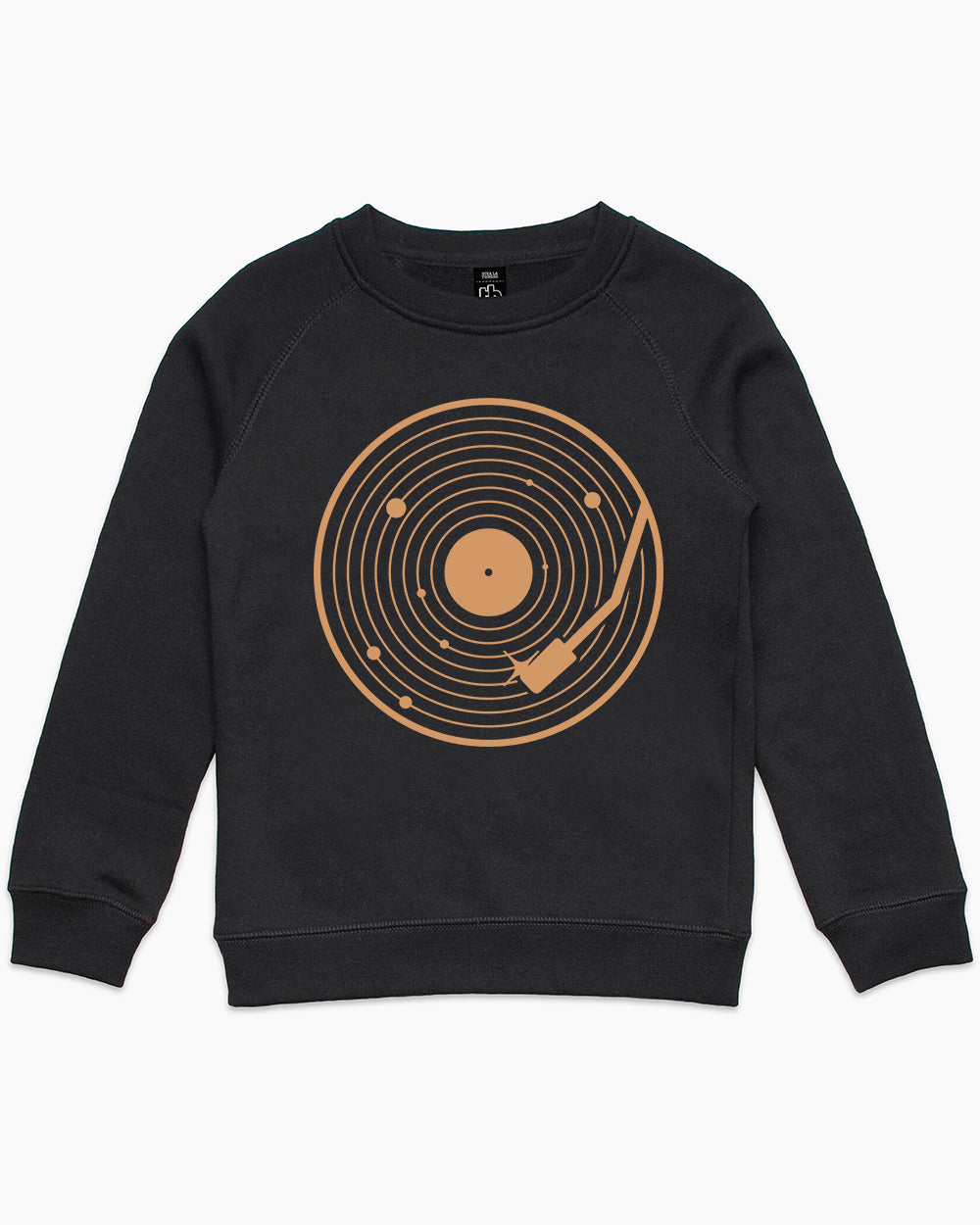 The Vinyl System Kids Sweater Australia Online #colour_black