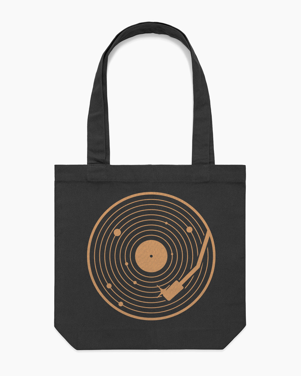 The Vinyl System Tote Bag Australia Online #colour_black
