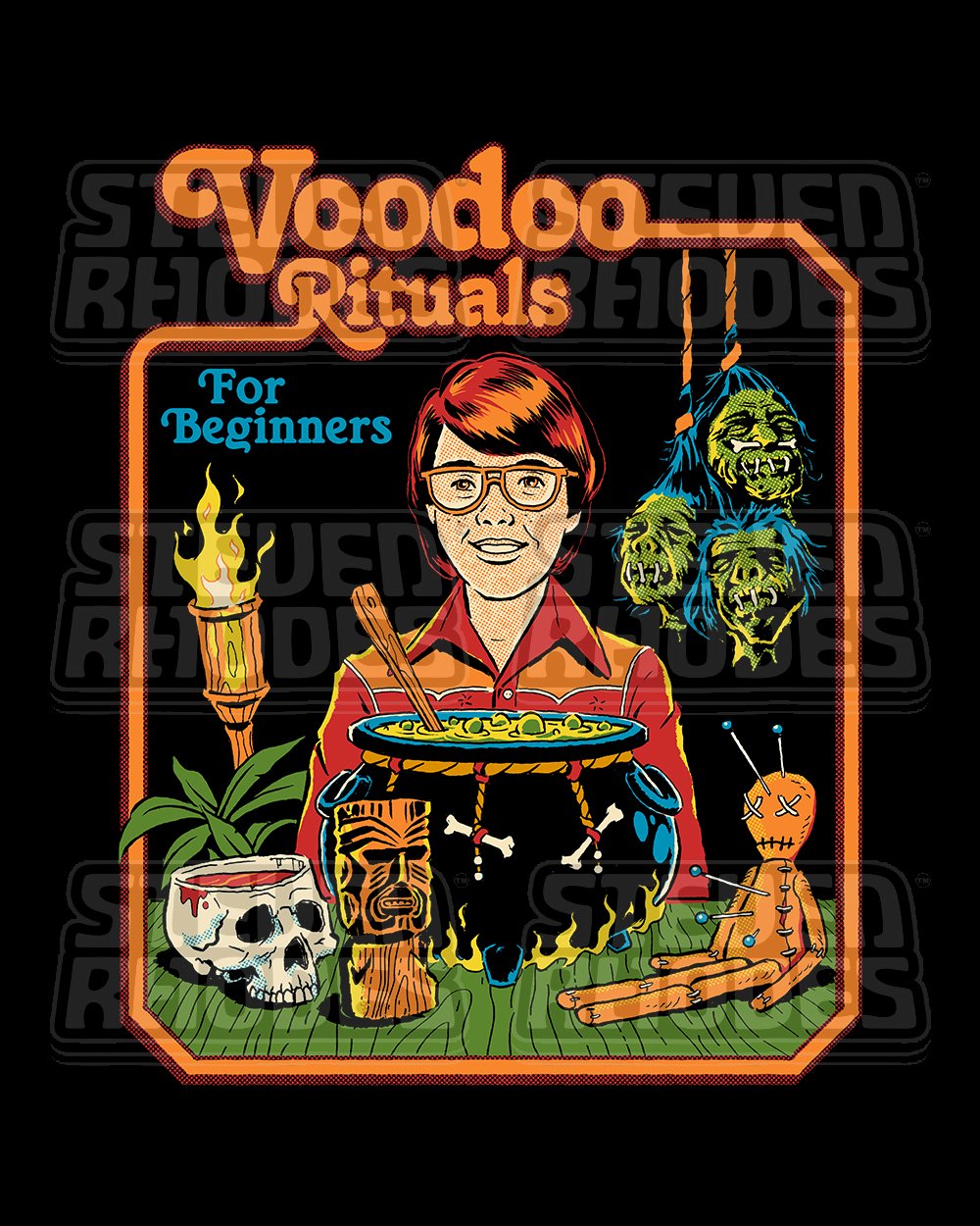 Voodoo Rituals for Beginners T-Shirt Australia Online #colour_black