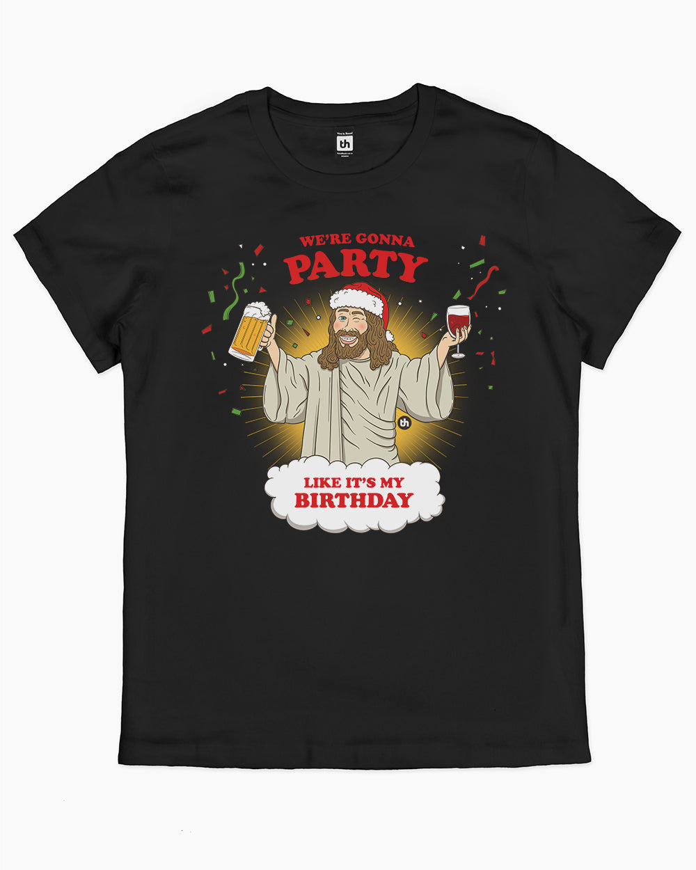 We're Going to Party Like It's My Birthday T-Shirt Australia Online #colour_black