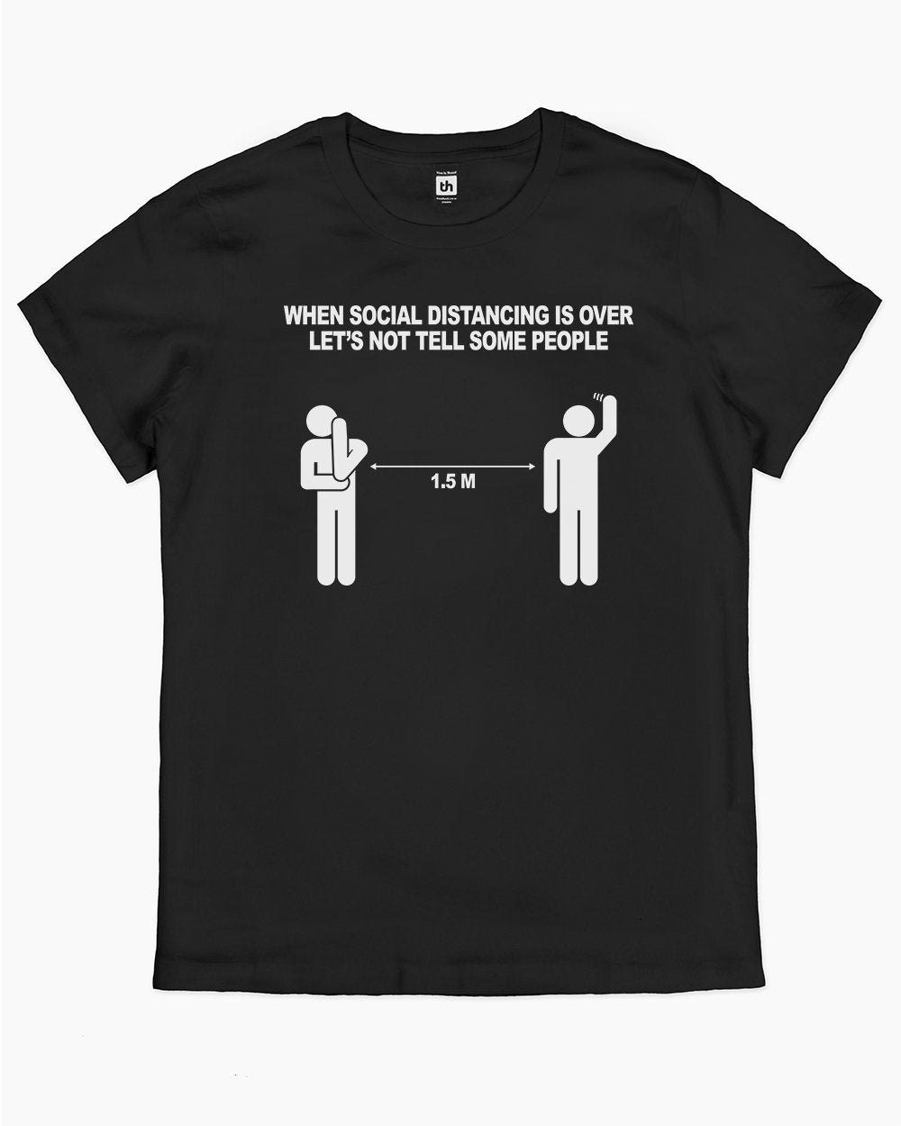 When Social Distancing is Over T-Shirt Australia Online #colour_black