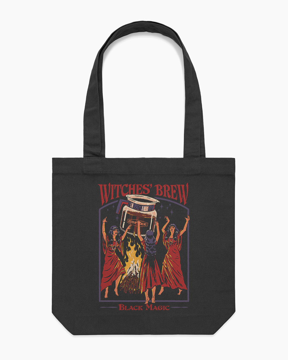 Witches Brew Tote Bag Australia Online #colour_black