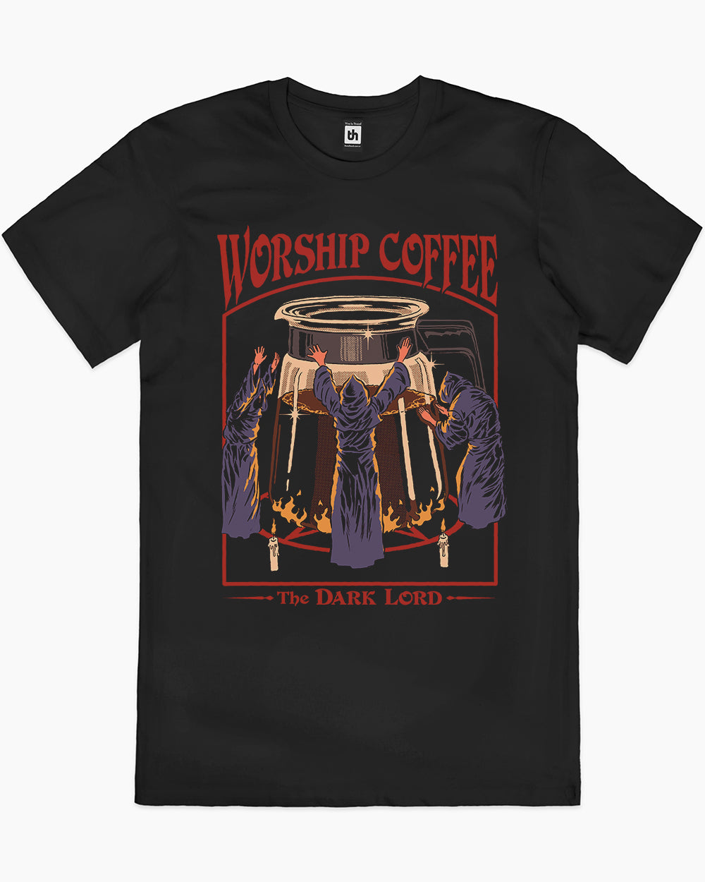 Worship Coffee T-Shirt Australia Online #colour_black