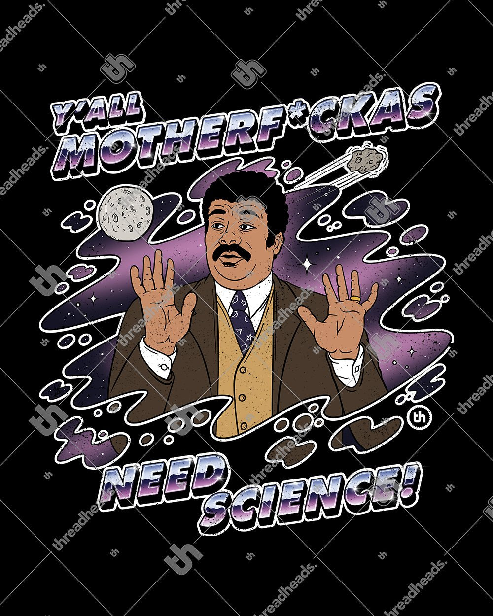 Y'all Motherf-ckers Need Science Sweater Australia Online #colour_black