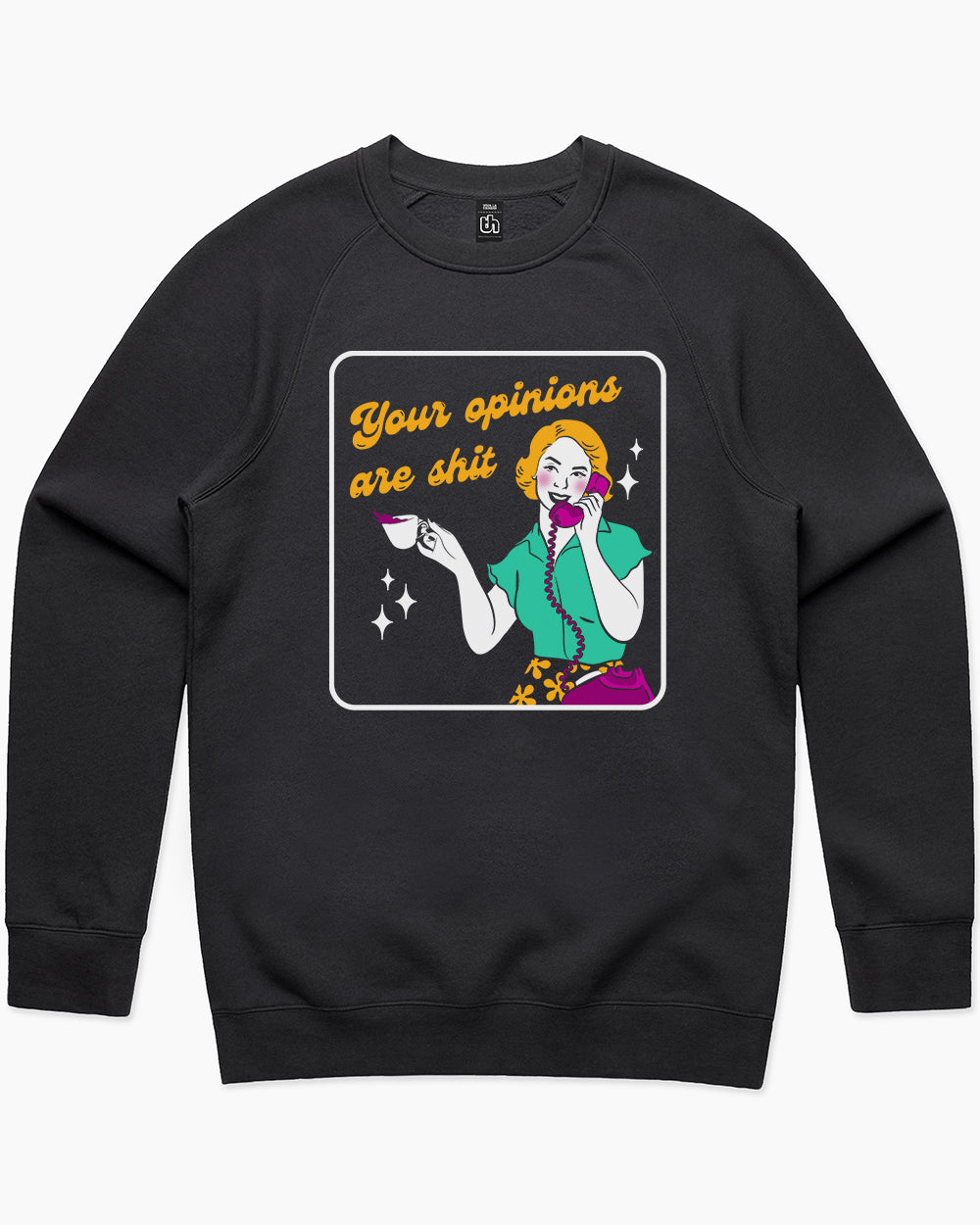 Your Opinions are Shit Sweater Australia Online #colour_black
