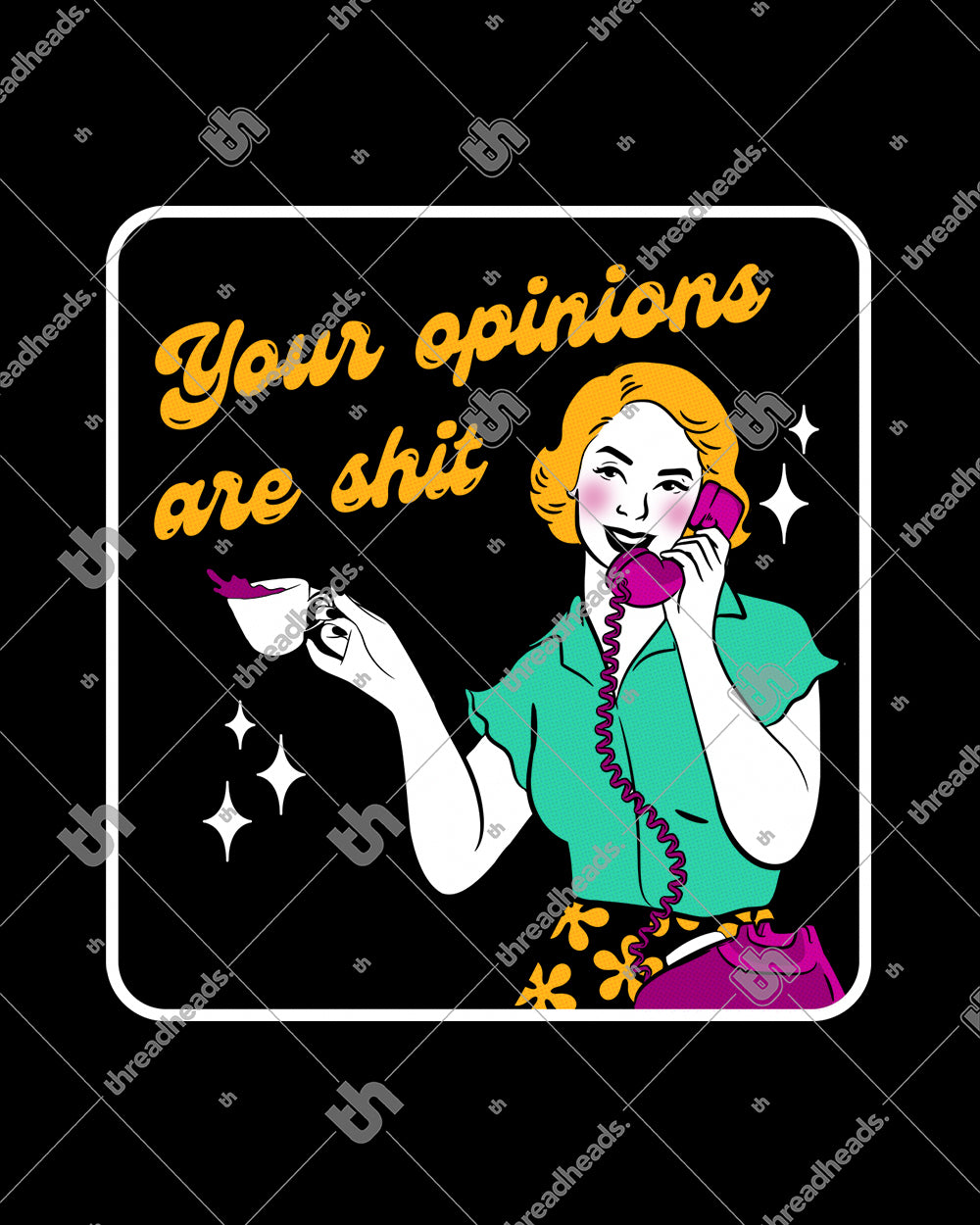 Your Opinions are Shit Tote Bag Australia Online #colour_black