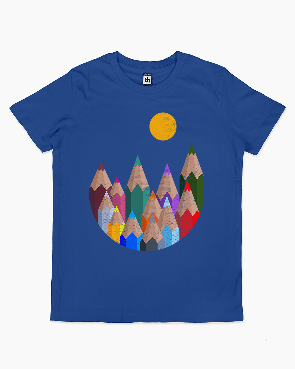 12 Colour Mountains Kids T-Shirt Australia Online #colour_blue