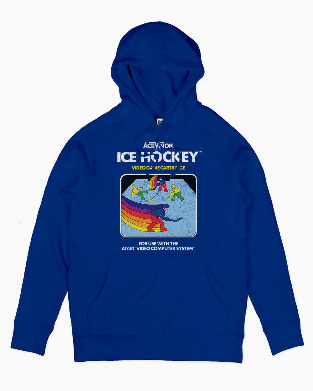 Ice Hockey Vintage Hoodie Australia Online #colour_blue