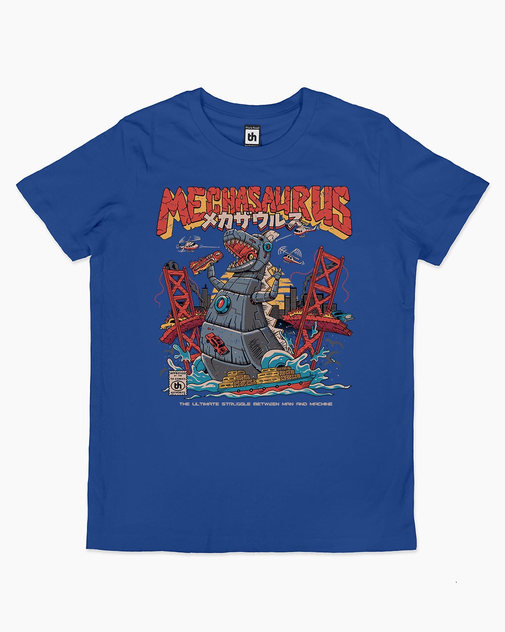 Mechasaurus Kids T-Shirt Australia Online #colour_blue