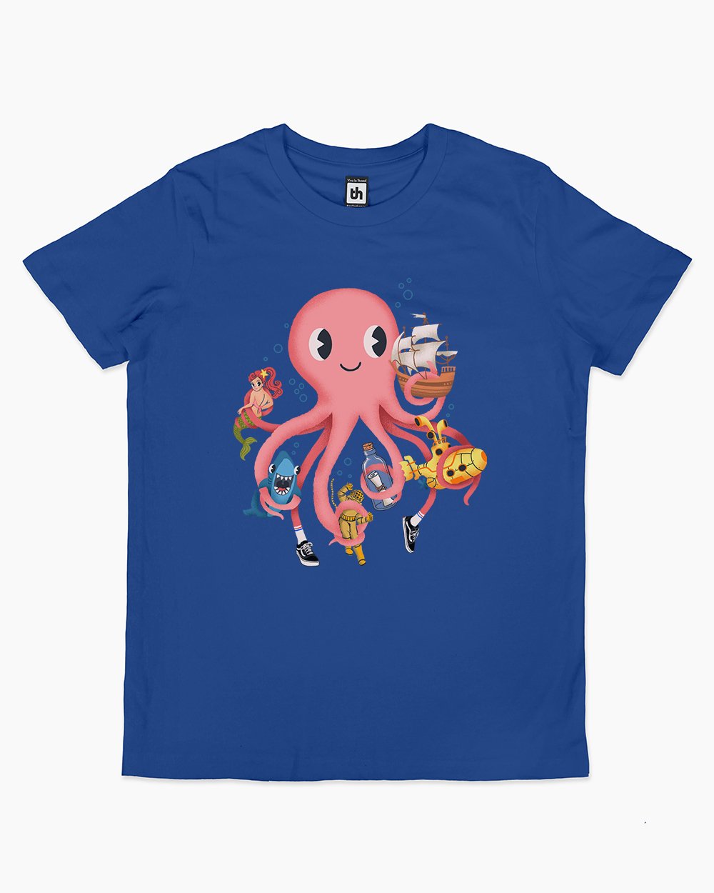 Octohug Kids T-Shirt Australia Online #colour_blue