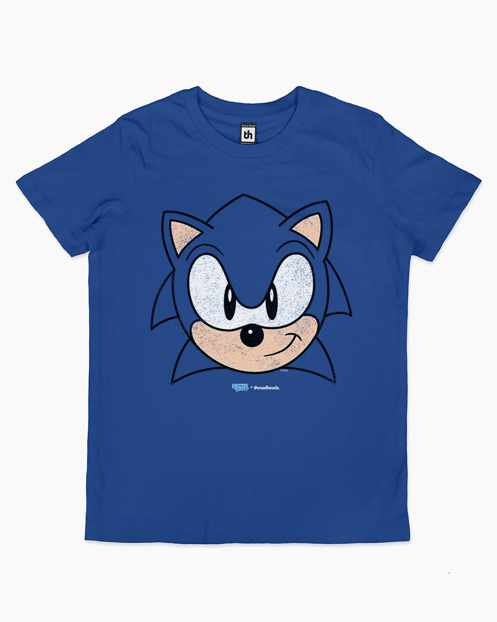 Sonic Face Kids T-Shirt Australia Online #colour_blue