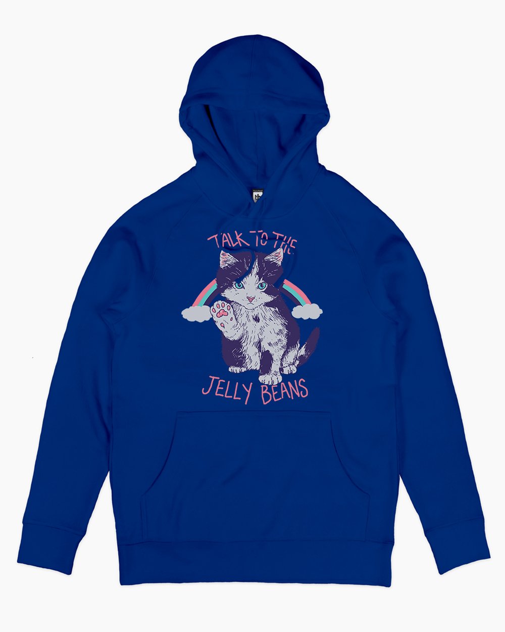 Talk to the Jelly Beans Hoodie Australia Online #colour_blue