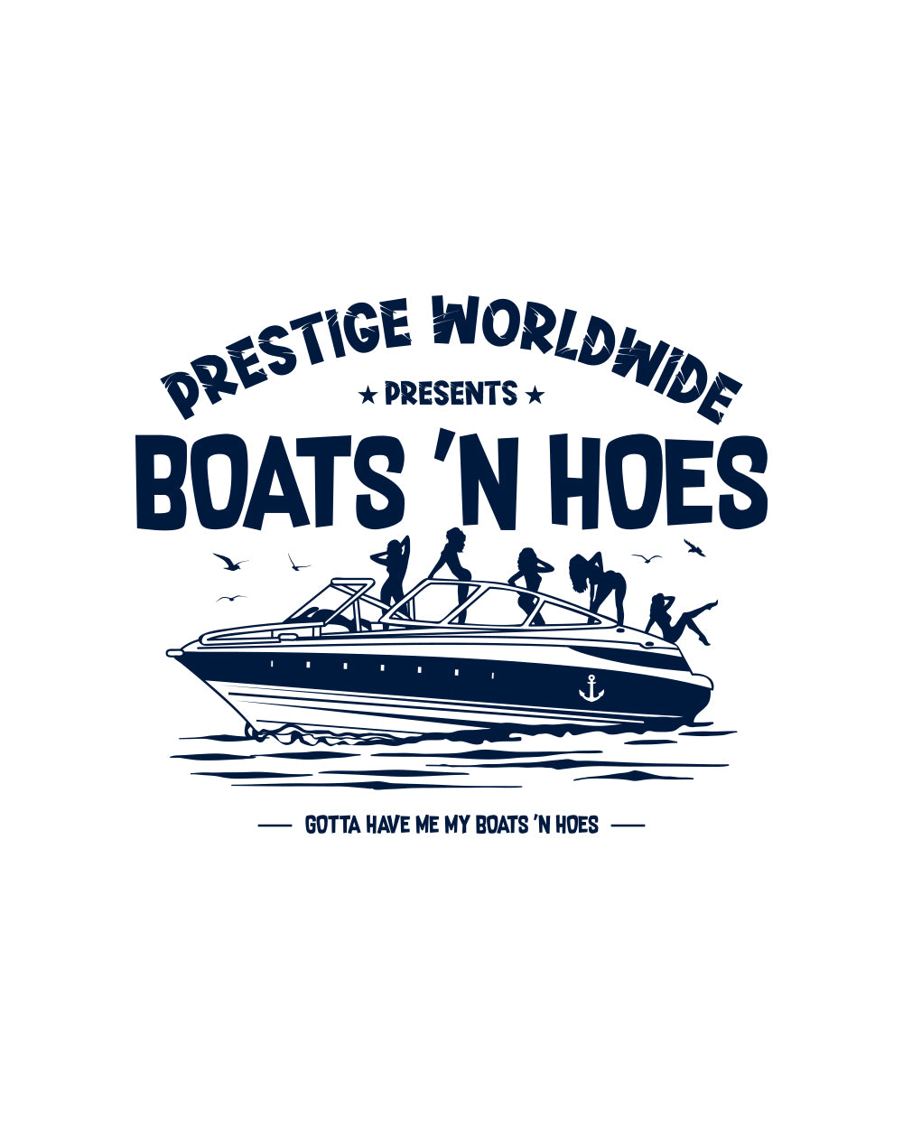 Boats N Hoes T-Shirt, Movie Graphic T-Shirt