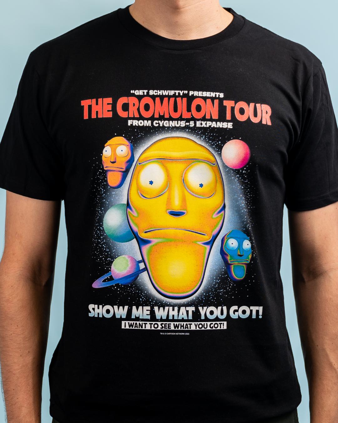 Cromulon Tour T-Shirt Australia Online #colour_black 