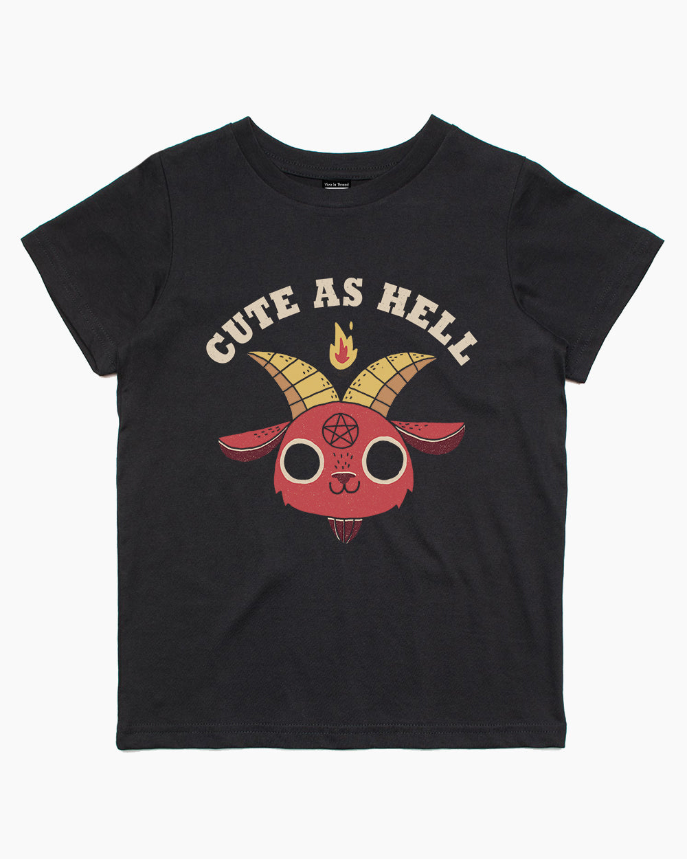 Cute As Hell Kids T-Shirt Australia Online #colour_black