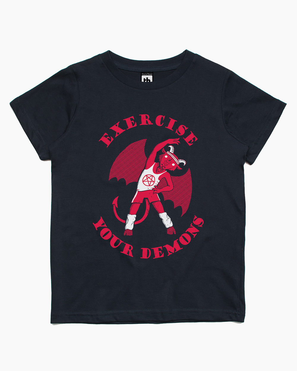Exercise Your Demons Kids T-Shirt Australia Online #colour_black