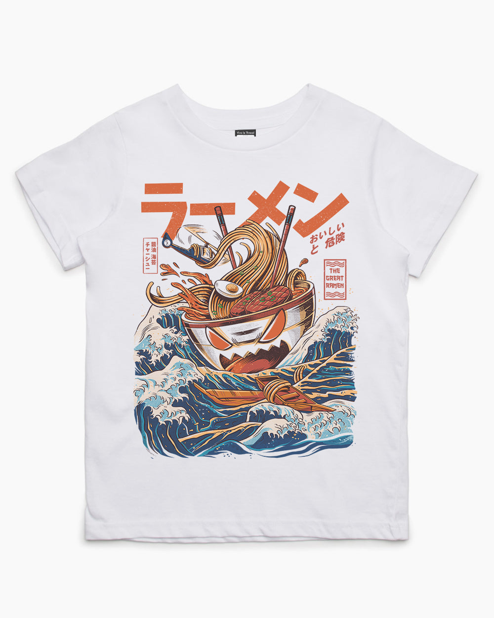 Great Ramen off Kanagawa Kids T-Shirt Australia Online