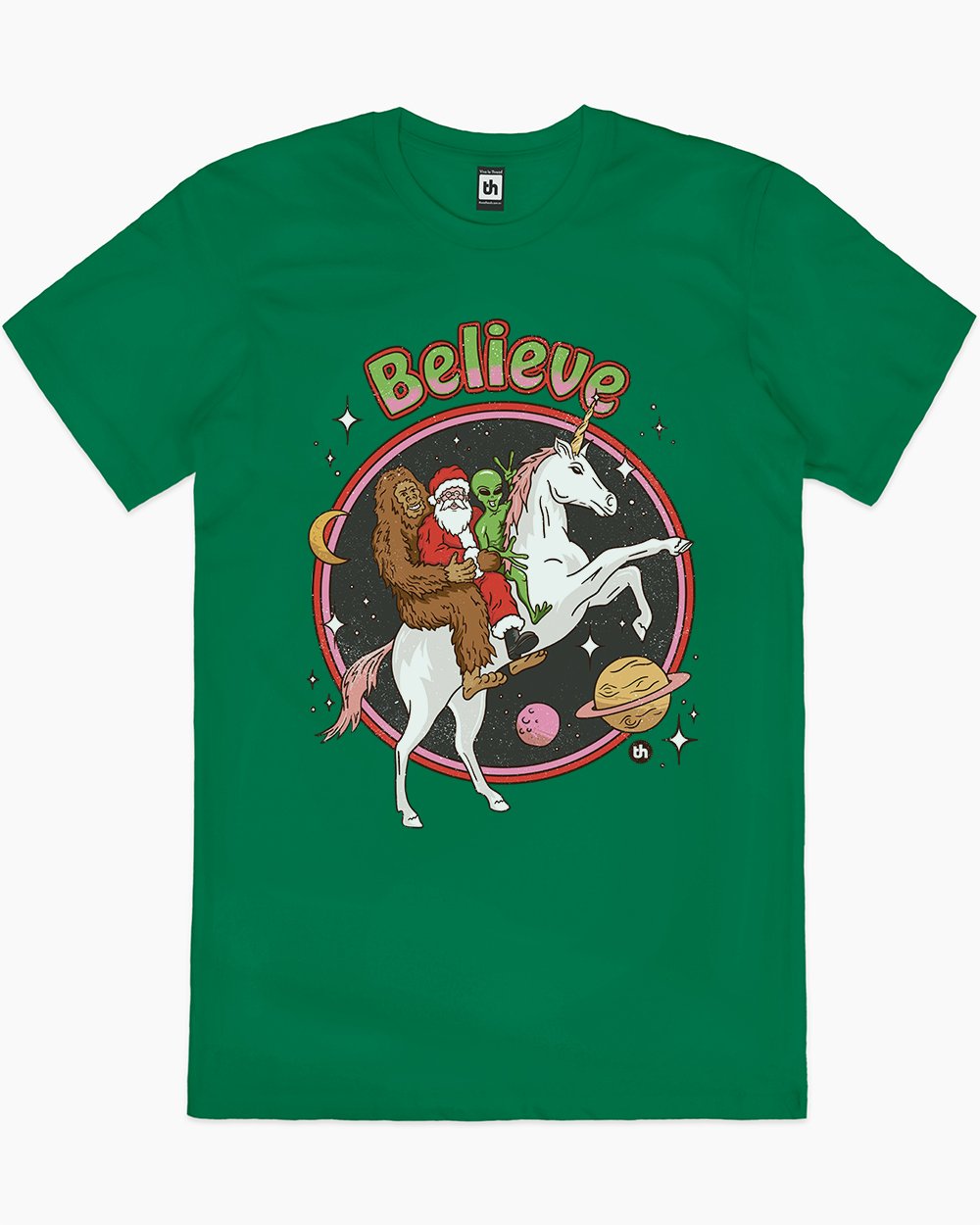 Believe T-Shirt Australia Online #colour_green