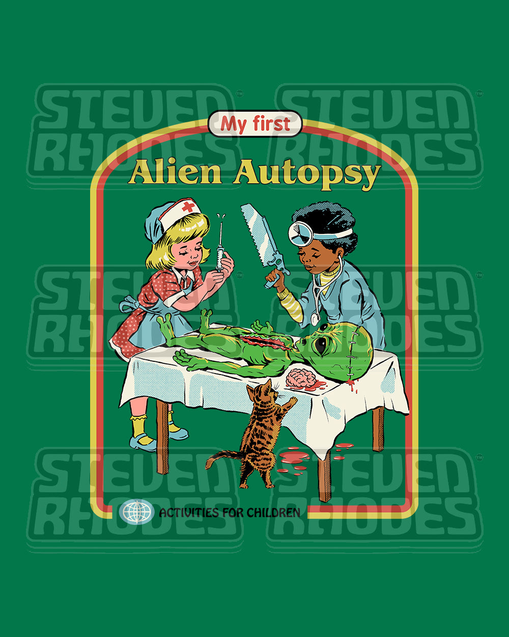 My First Alien Autopsy T-Shirt Australia Online #colour_green