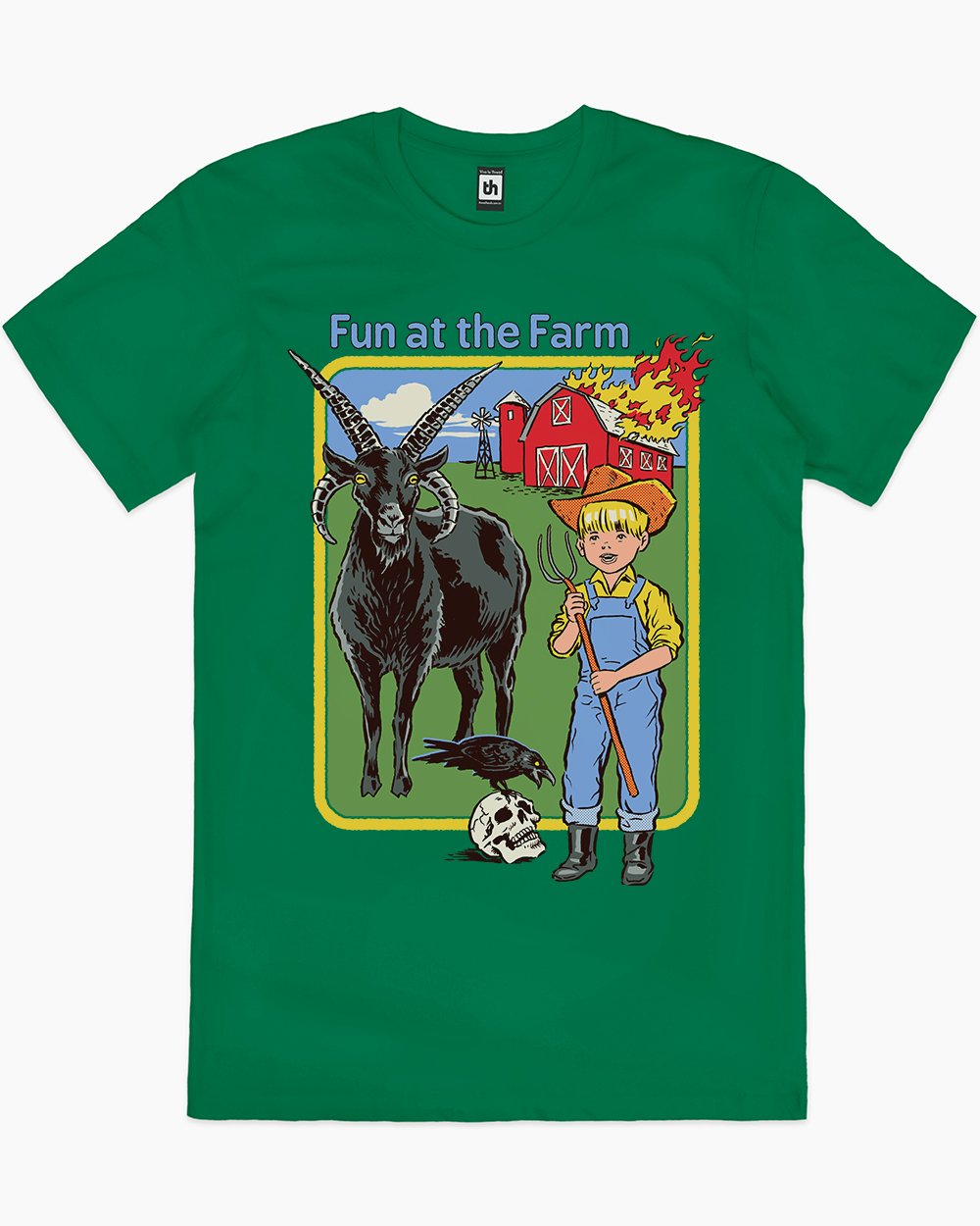 Fun at the Farm T-Shirt Australia Online #colour_green