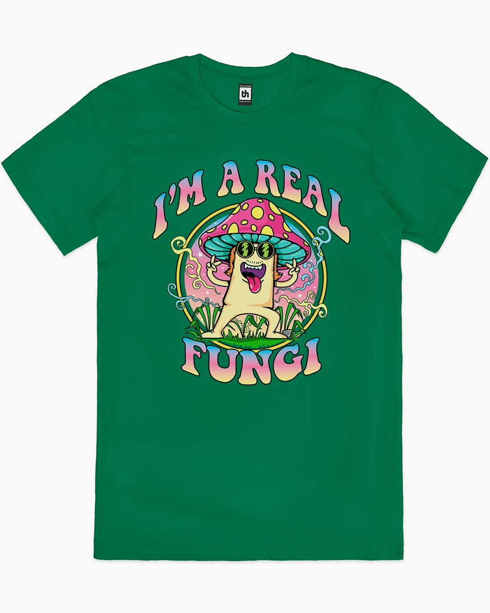 I'm a Real Fungi T-Shirt Australia Online #colour_green
