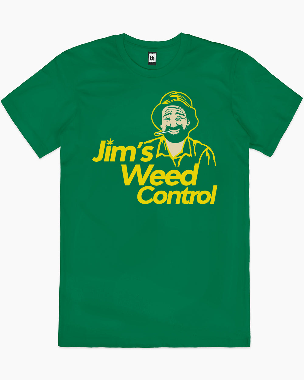 Jim's Weed Control T-Shirt Australia Online #colour_green