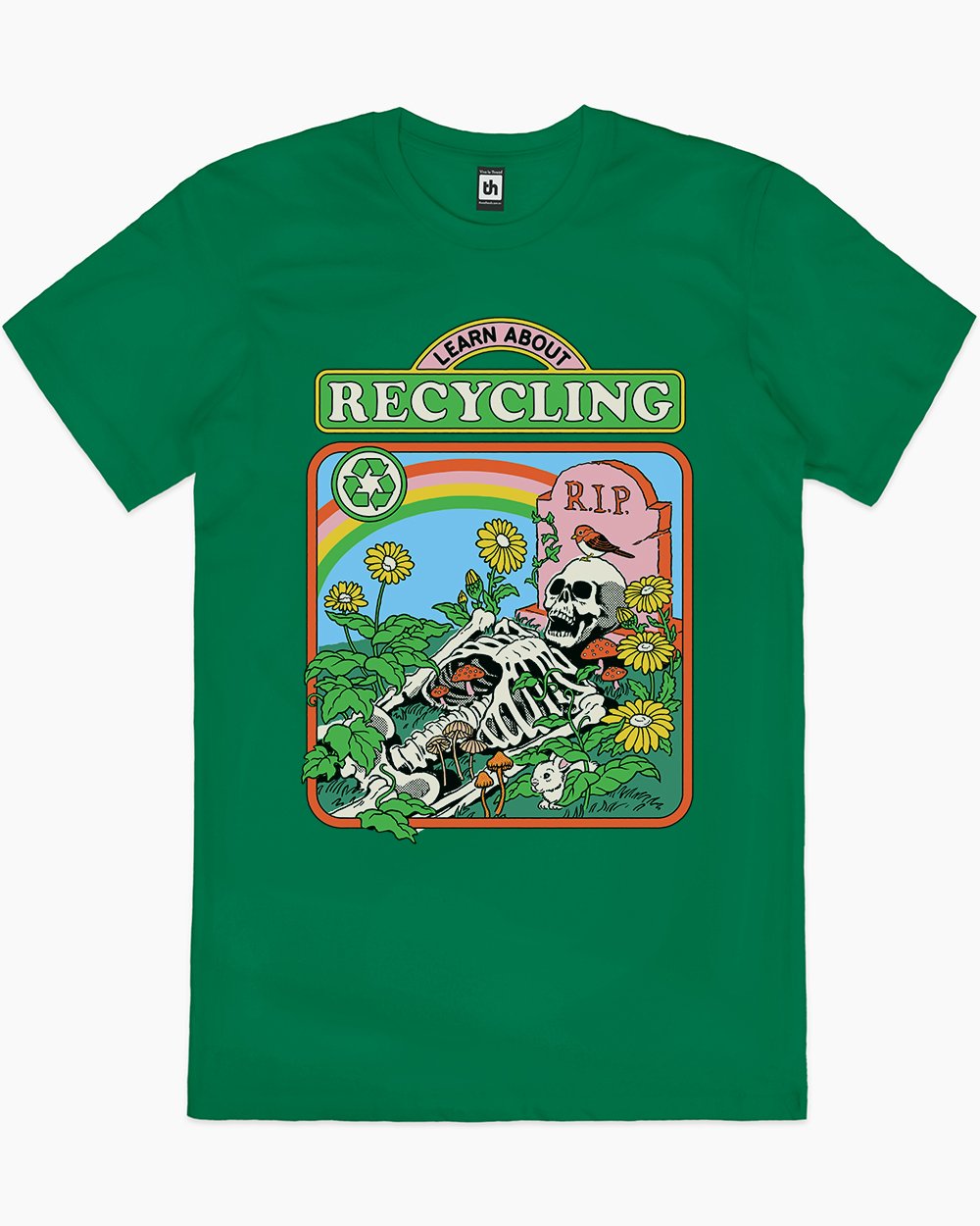 Learn About Recycling T-Shirt Australia Online #colour_green