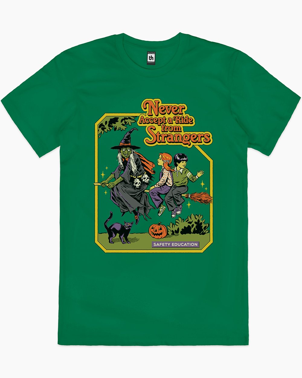 Never Accept a Ride T-Shirt Australia Online #colour_green