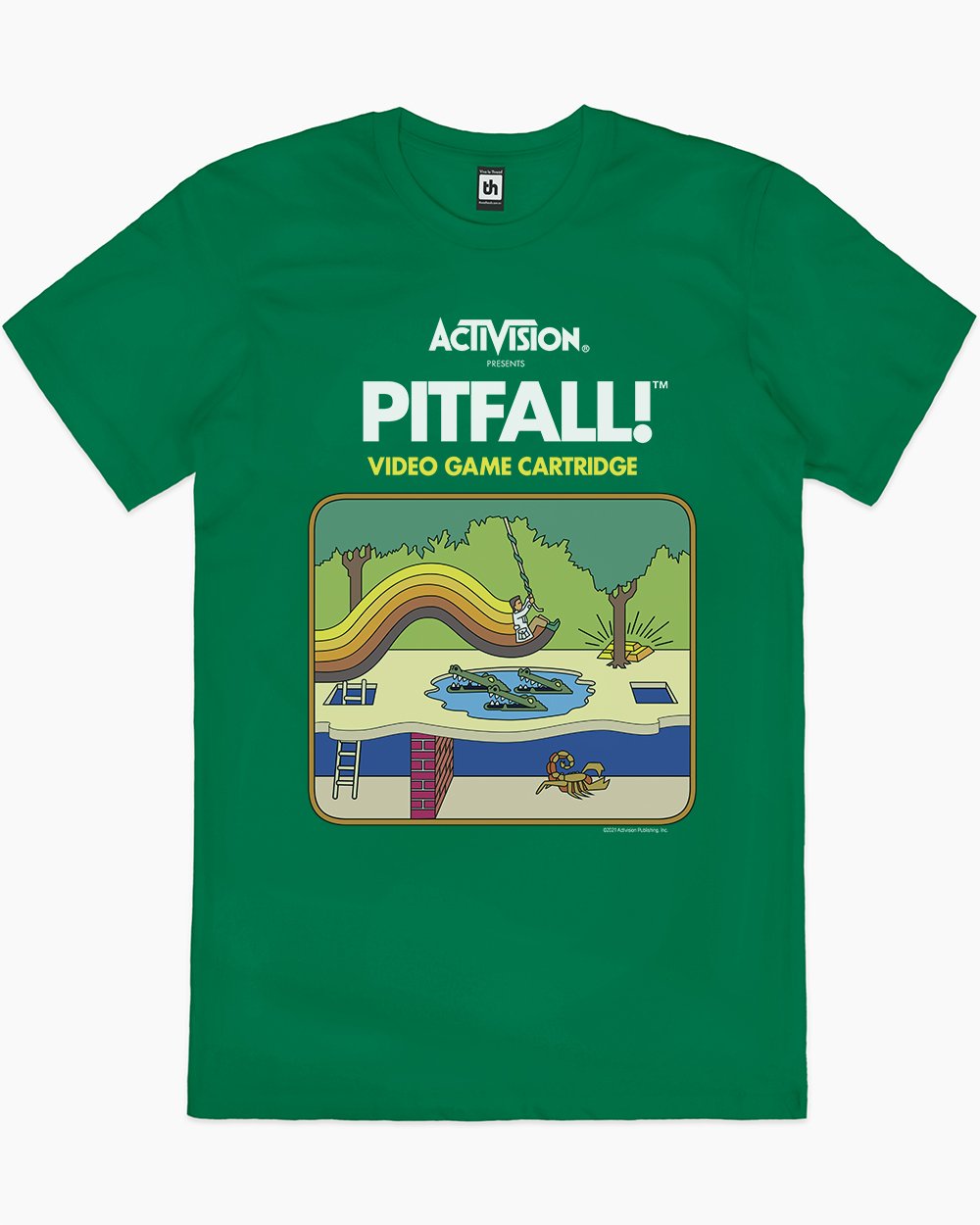 Pitfall T-Shirt Australia Online #colour_green