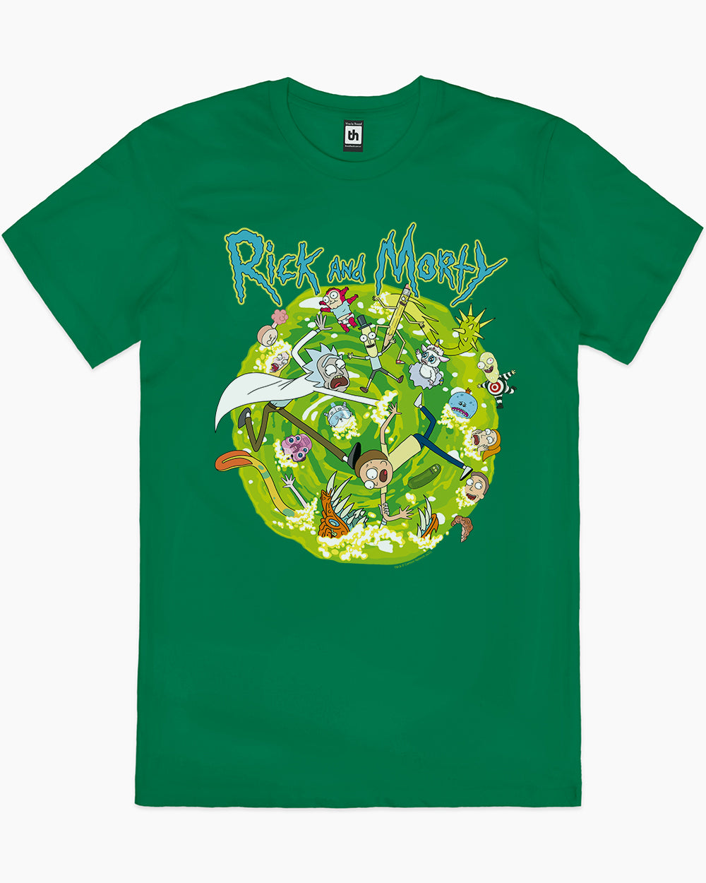 Portal Collage T-Shirt Australia Online #colour_green