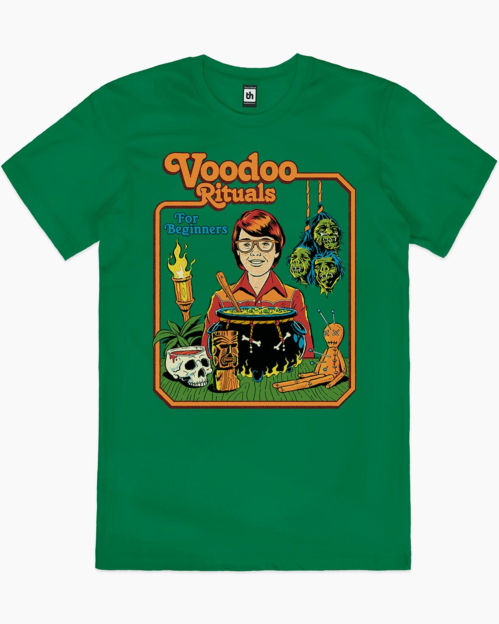 Voodoo Rituals for Beginners T-Shirt Australia Online #colour_green