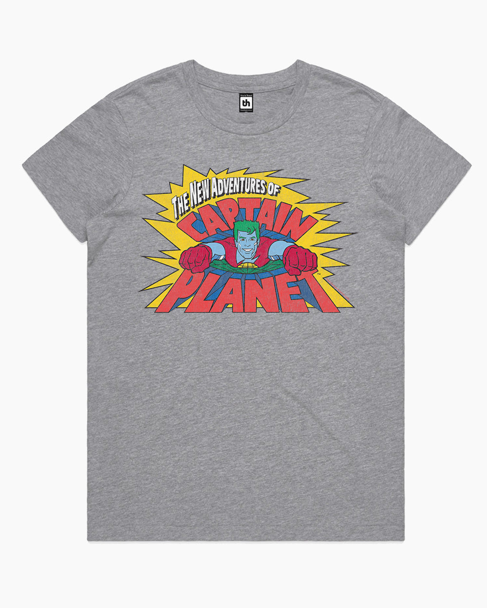 Captain Planet Logo T-Shirt Australia Online #colour_grey