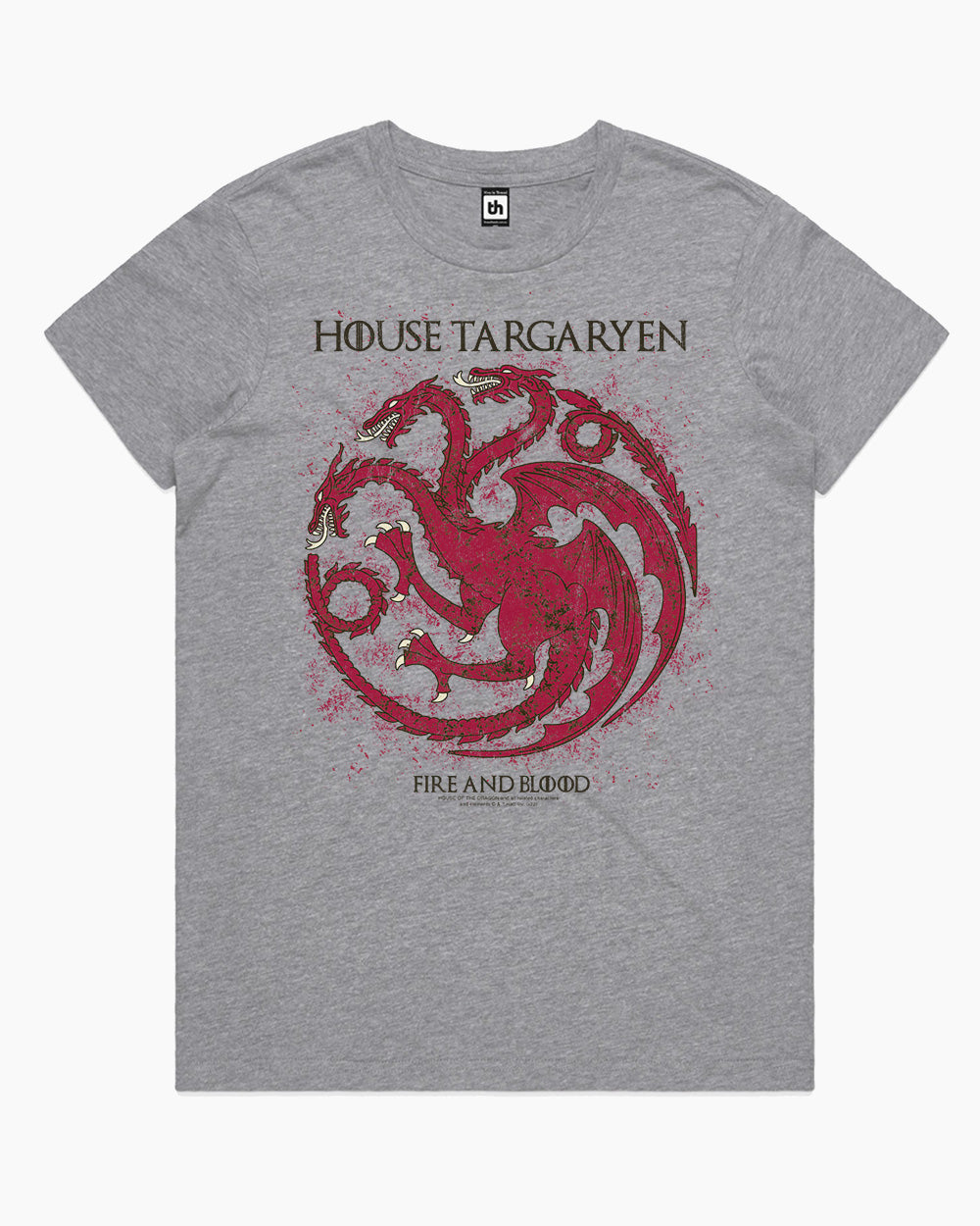 Targaryen Sigil T-Shirt Australia Online #colour_grey