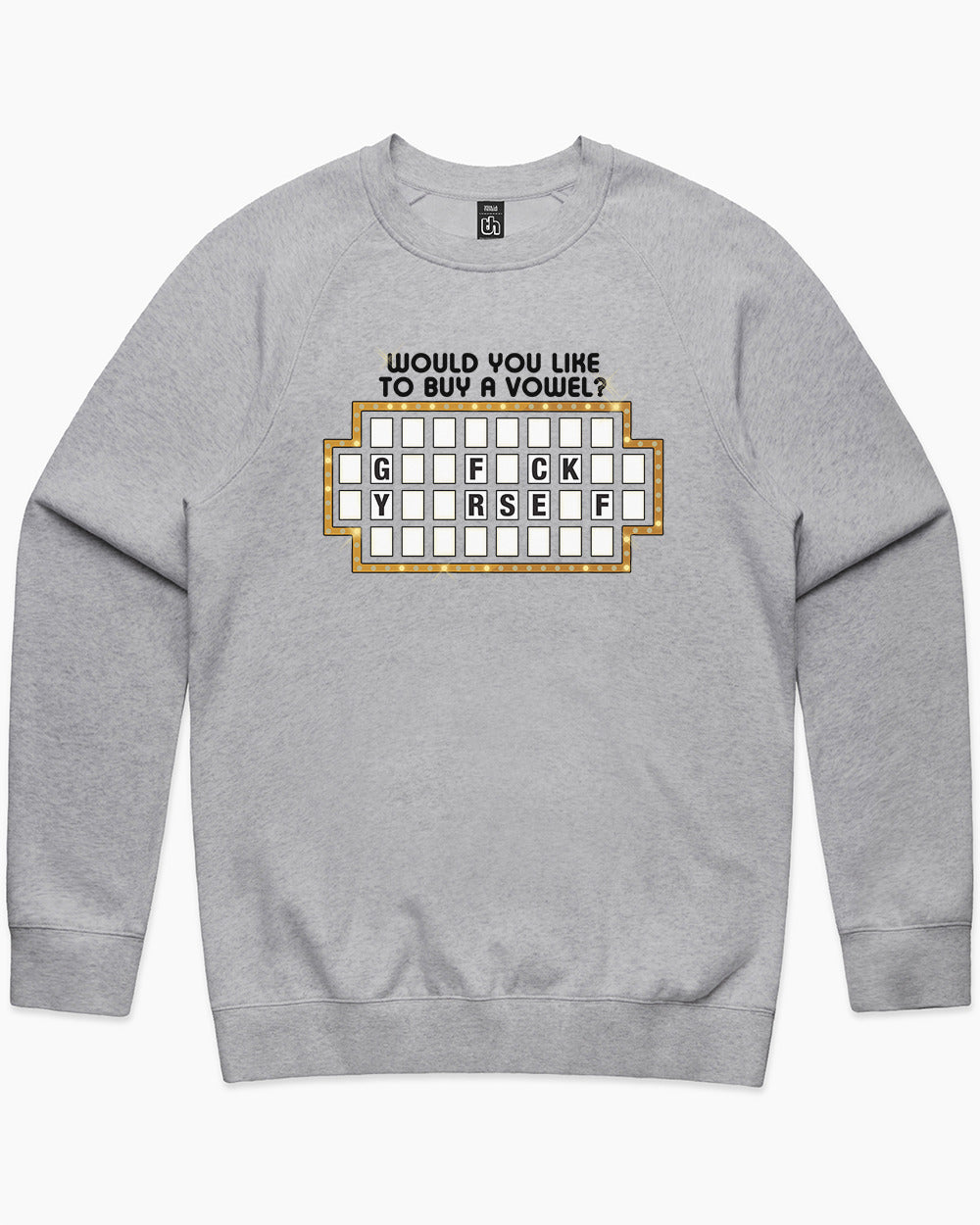 Would You Like To Buy A Vowel Or Would You To Buy A Vowel Sweater Australia Online #colour_grey