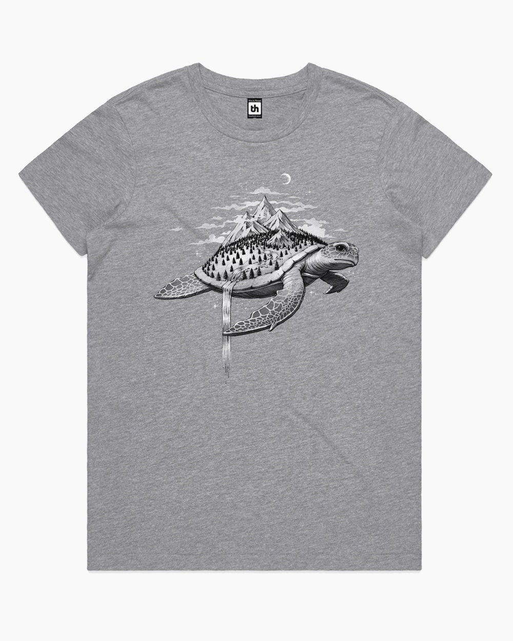 Adventure Turtle T-Shirt Australia Online #colour_grey
