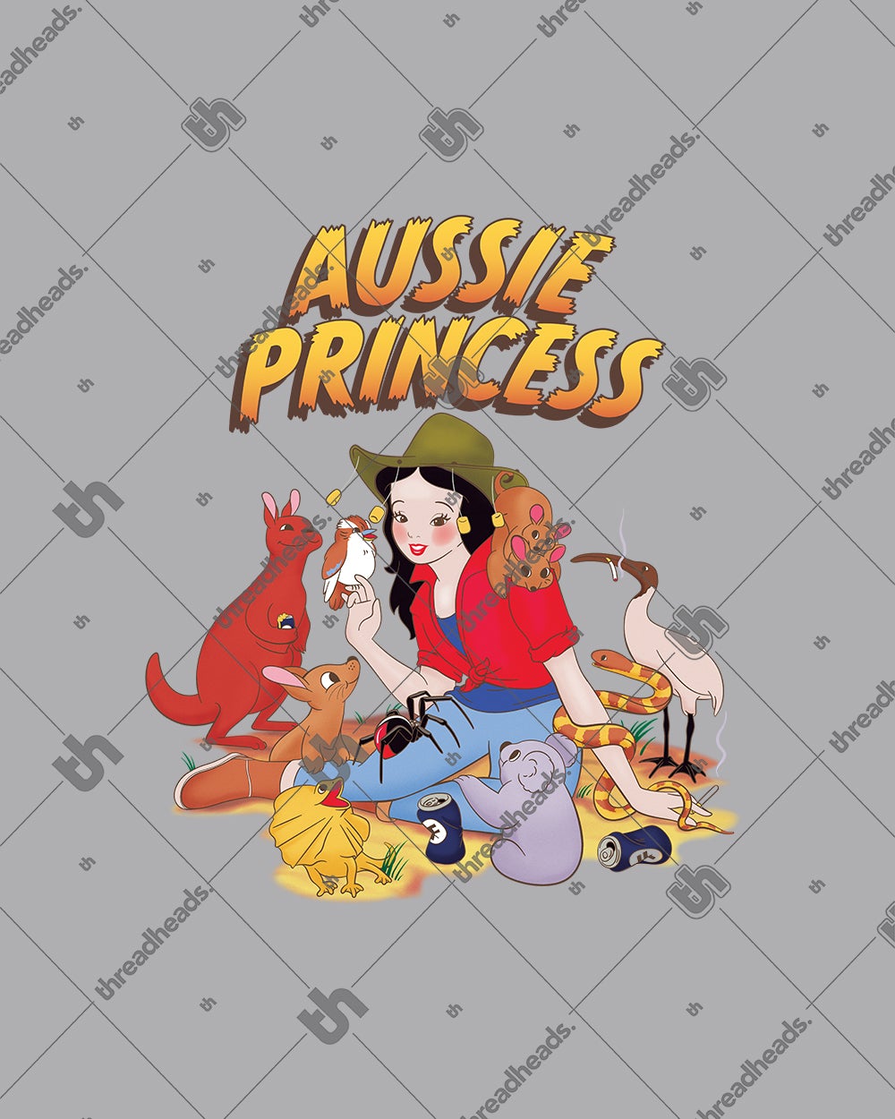 Aussie Princess Hoodie Australia Online #colour_grey