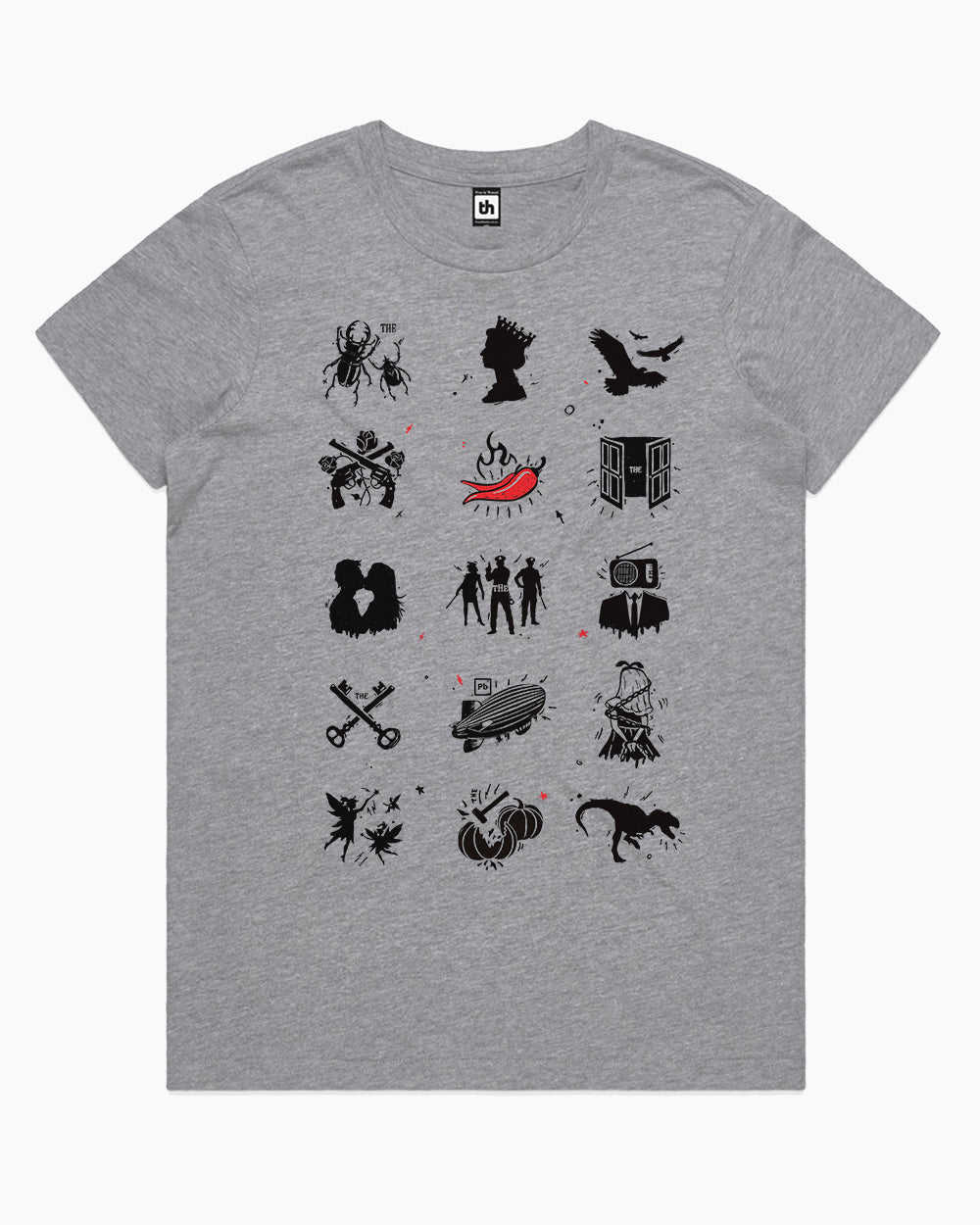 Bands T-Shirt Australia Online #colour_grey