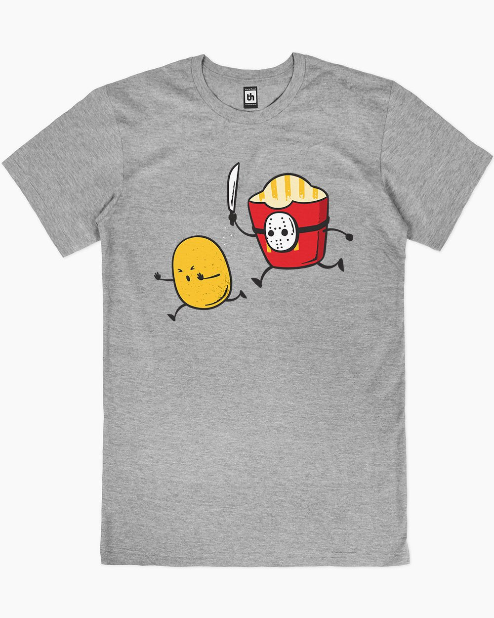French Fried Jason T-Shirt Australia Online #colour_grey