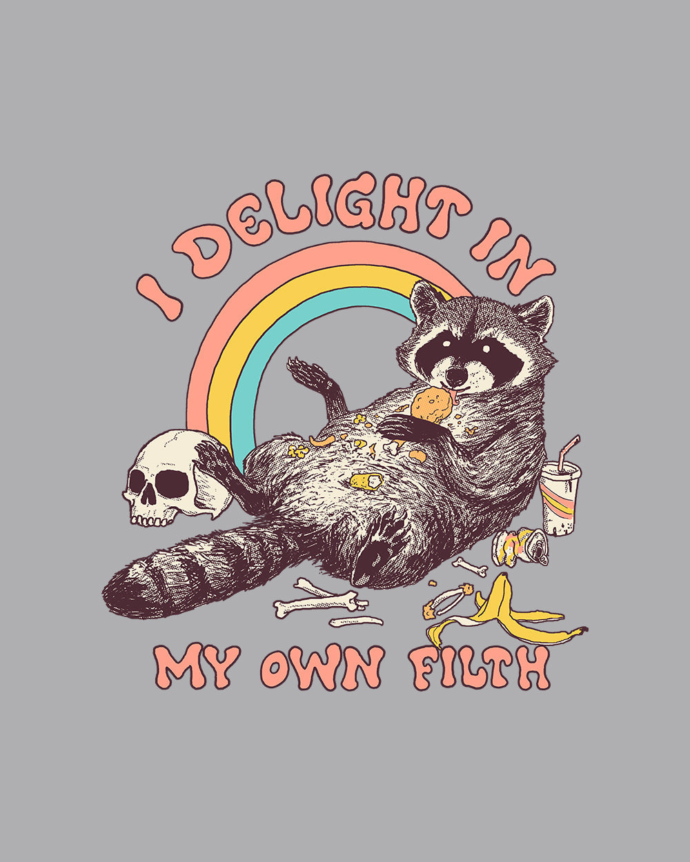 I Delight in My Own Filth Sweater Australia Online #colour_grey