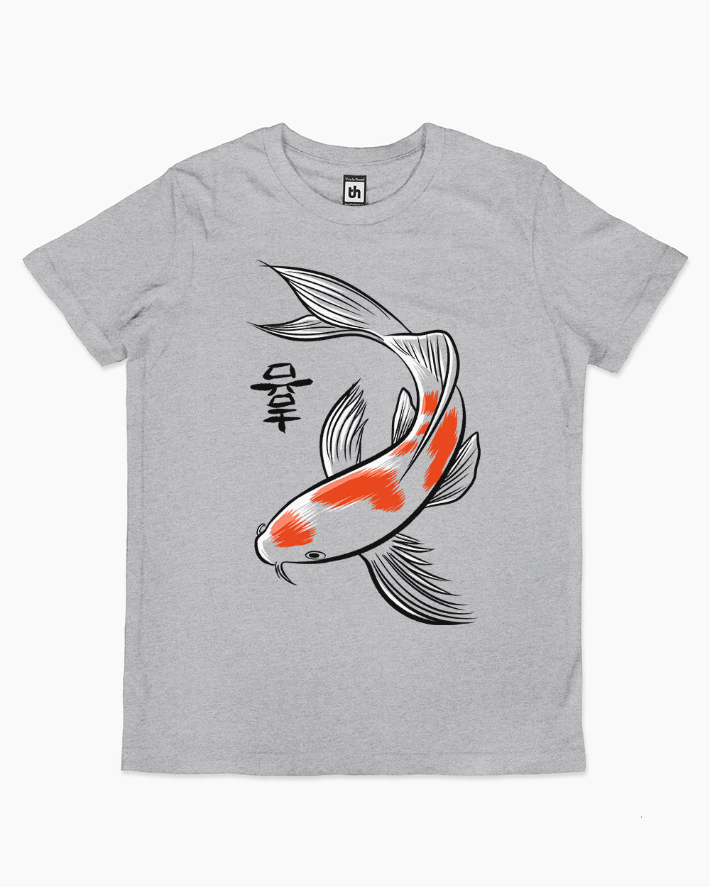 Japanese Carp Kids T-Shirt Australia Online #colour_grey