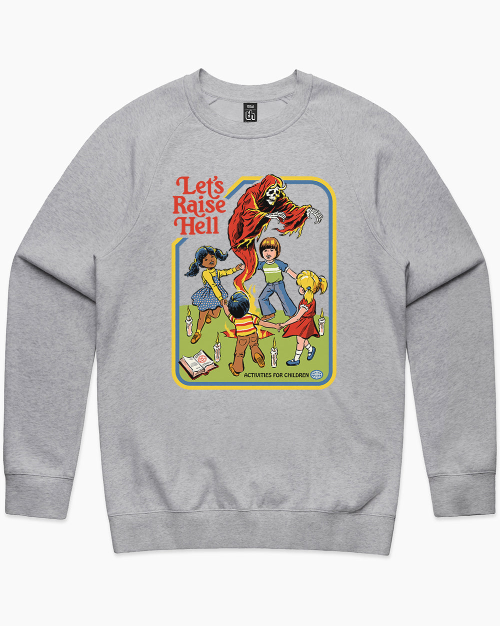 Let's Raise Hell Sweater Australia Online #colour_grey