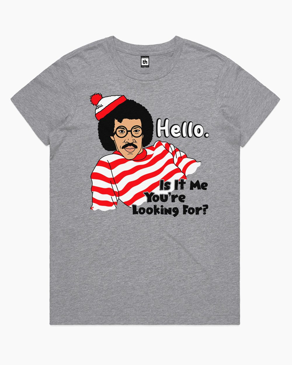 Hello Lionel T-Shirt Australia Online #colour_grey
