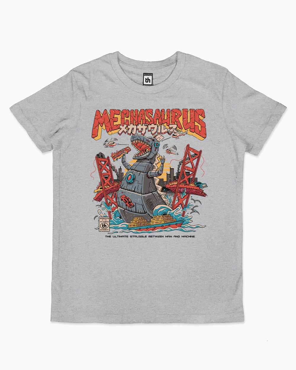 Mechasaurus Kids T-Shirt Australia Online #colour_grey