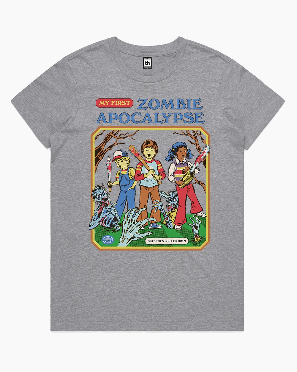 My First Zombie Apocalypse T-Shirt Australia Online #colour_grey