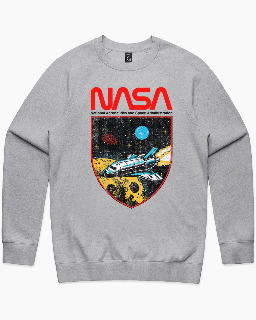 NASA Shield Sweater Australia Online #colour_grey